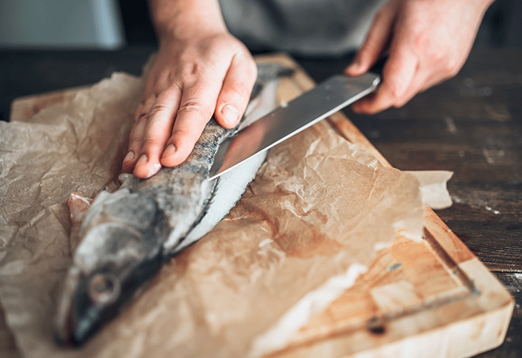 Tipos de corte de pescado