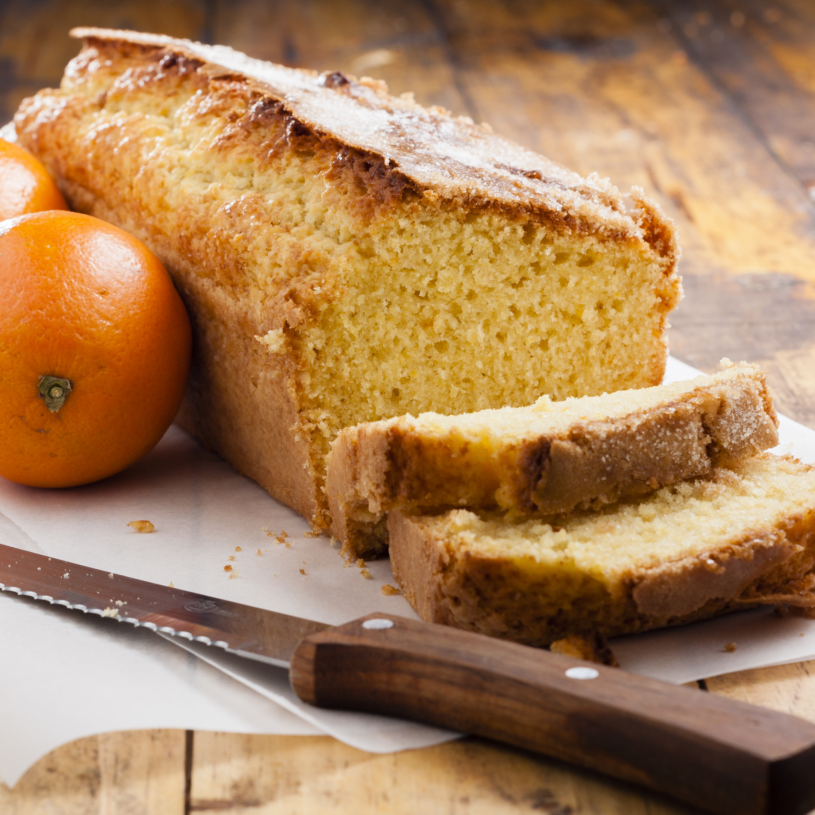 Bizcocho de naranja: esponjoso y casero